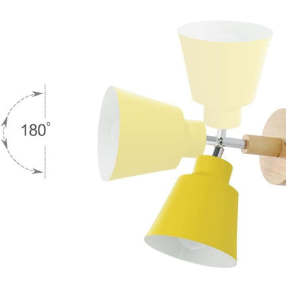 LumeFlex - Justerbar roterende vegglampe med trekkbryter