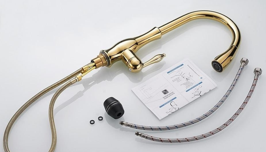 FlexFlow - Uttrekkbar kjøkkenkran med fleksibelt sprayhode