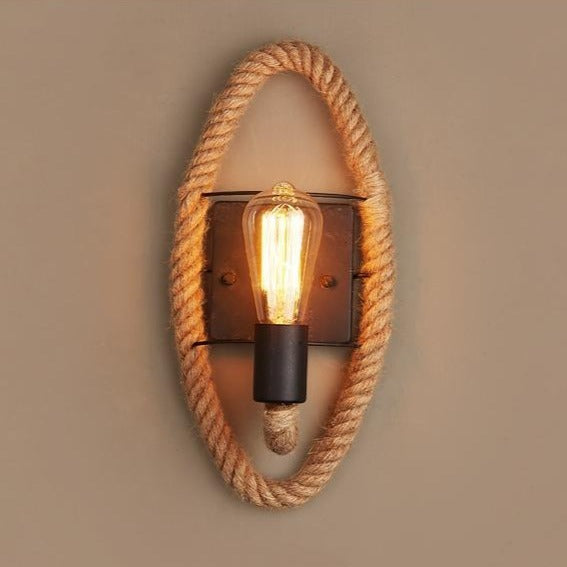 RetroGlow - Robust Vintage Vegglampe med Avslappende Atmosfære