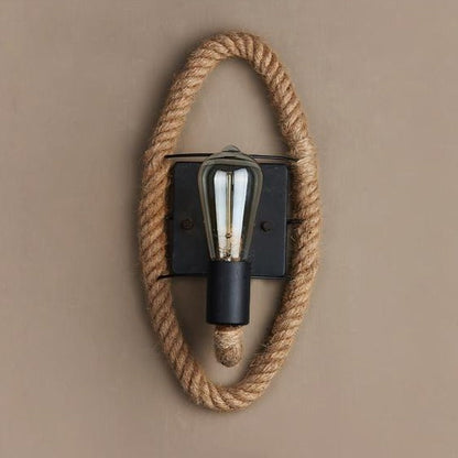 RetroGlow - Robust Vintage Vegglampe med Avslappende Atmosfære