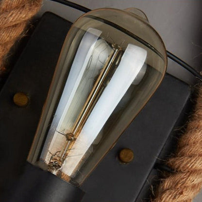 RetroGlow - Robust Vintage Vegglampe med Avslappende Atmosfære