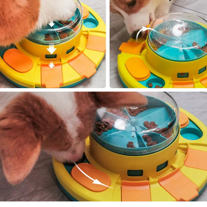 PuzzleToy - Langsomt spisende hundemater for kognitiv berikelse og moro
