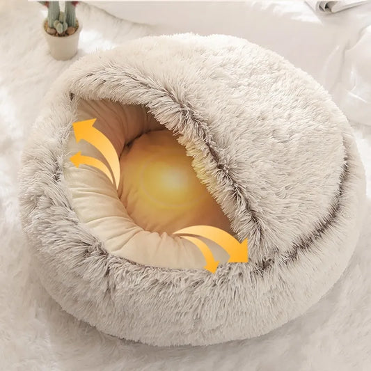 CozyNest - en myk og varm seng for vinteravslapning for kjæledyret ditt