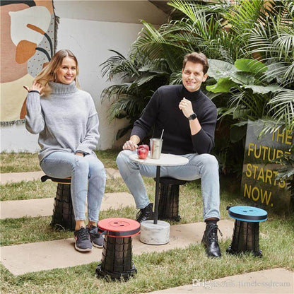 FlexiSeat – Utvidbar bærbar krakk med justerbar høyde