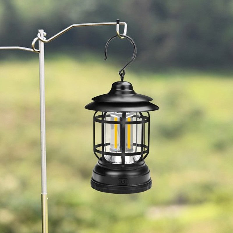 GlowEra – Retro LED lykt med bærbar USB lading