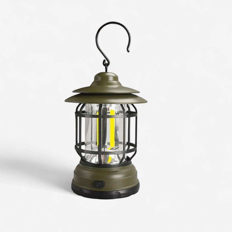 GlowEra – Retro LED lykt med bærbar USB lading