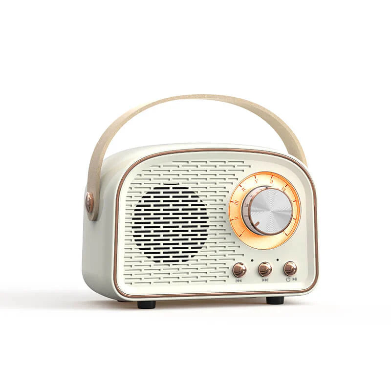 SoundEcho vintage Bluetooth-høyttaler med FM-radio og bass