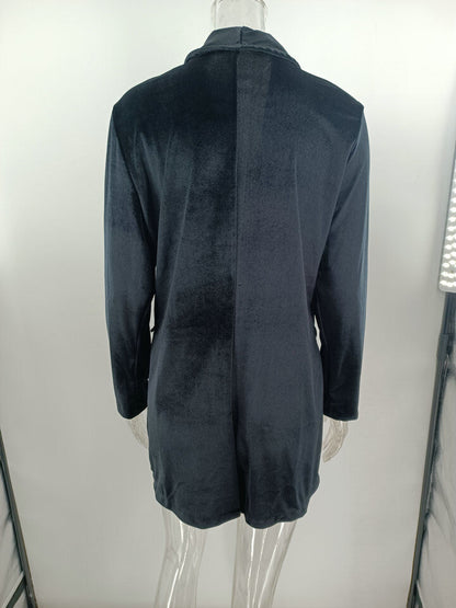 Isla – Elegant Jakke med åpen Front og Lange Ermer