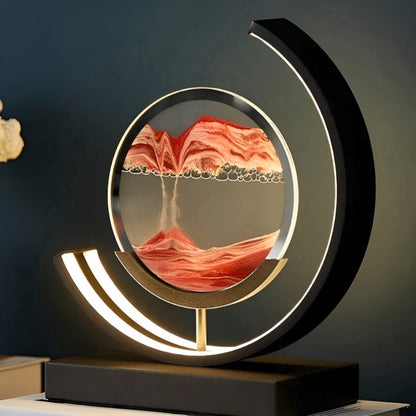 LumiFlow – LED Sandlampe med Beroligende Strøm og Stemningslys