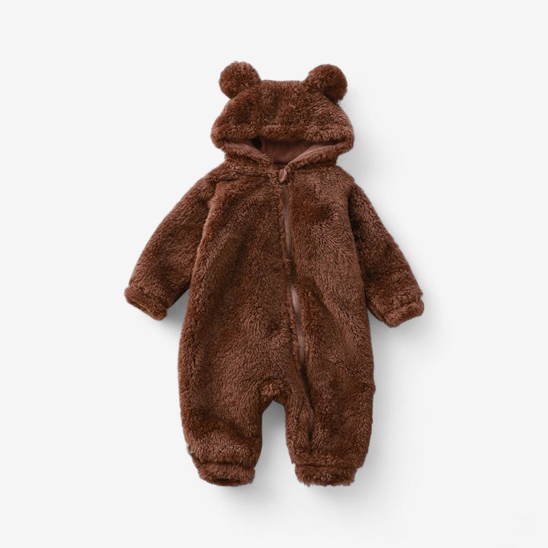 Carlyn – Langermet Babydrakt med Glidelås foran