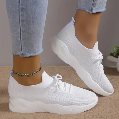 Sophia – Trendy sneakers med snøring og avslappet passform