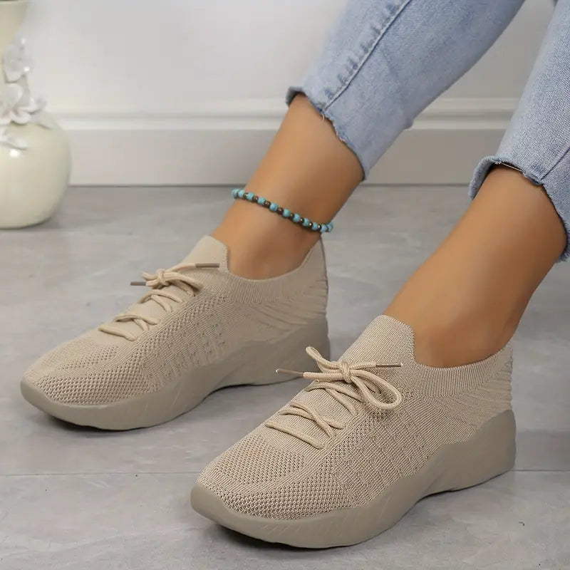 Sophia – Trendy sneakers med snøring og avslappet passform
