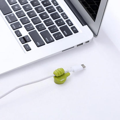 CordLock – 10 Stykker Selvheftende Kabelholder og Organisator