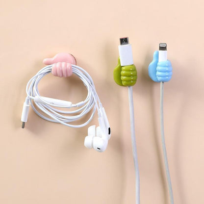 CordLock – 10 Stykker Selvheftende Kabelholder og Organisator