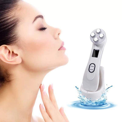 GlowVibe - ansiktsmassasjeapparat for hudforyngelse og rynkereduksjon