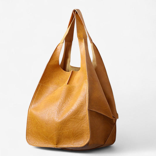 Emma – Skulderveske med Trykklås og Flere Rom