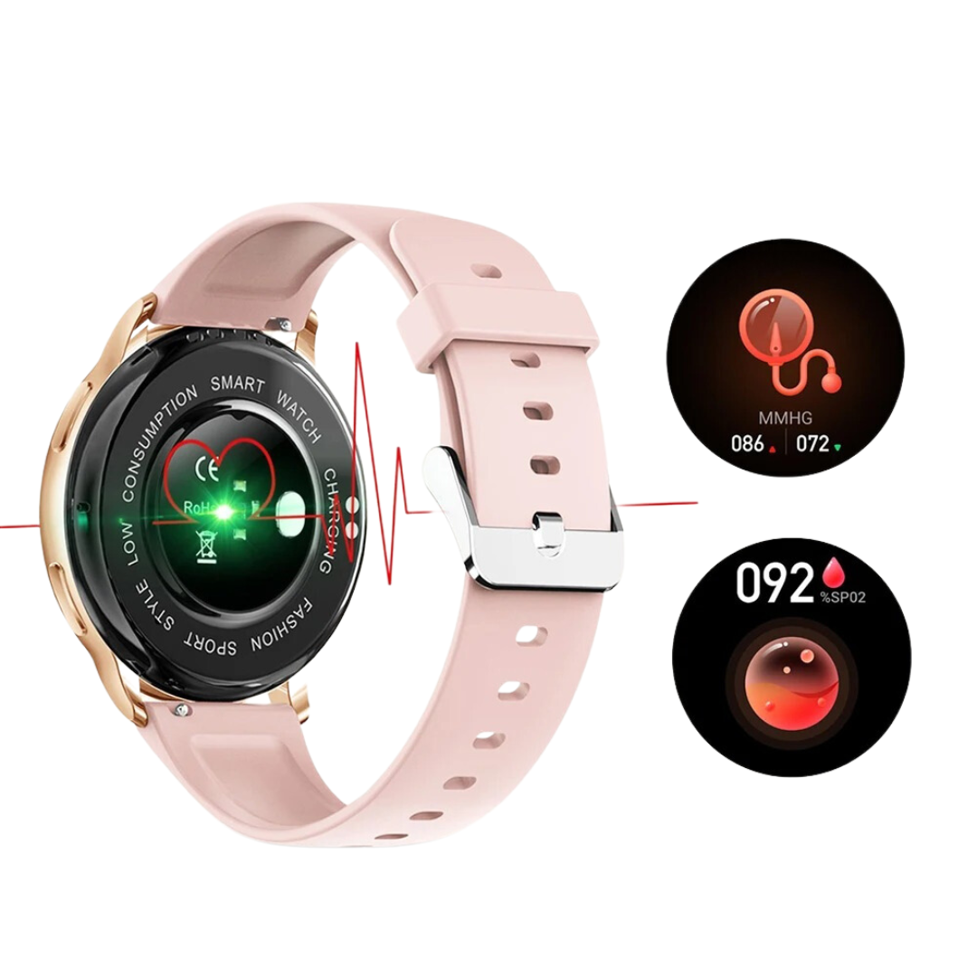 FitTrack - Smart Fitness Tracker Klokke med Bluetooth Samtaler