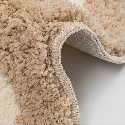 SoftShape - Baderomsmatte med geometrisk mønster og sklisikker bunn