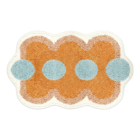 SoftShape - Baderomsmatte med geometrisk mønster og sklisikker bunn