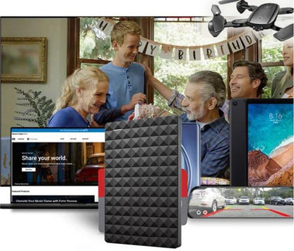 DataMax - 1TB Ekstern harddisk Ultratynn og høyhastighetsoverføring