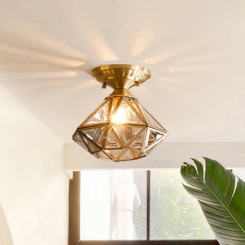 LumaNest - Taklampe med transparent stjerneformet design og myk, varm LED-belysning