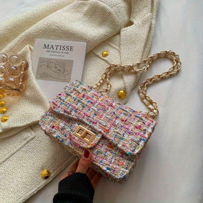 Juliet - Funksjonell og moteriktig håndvevd skulderveske