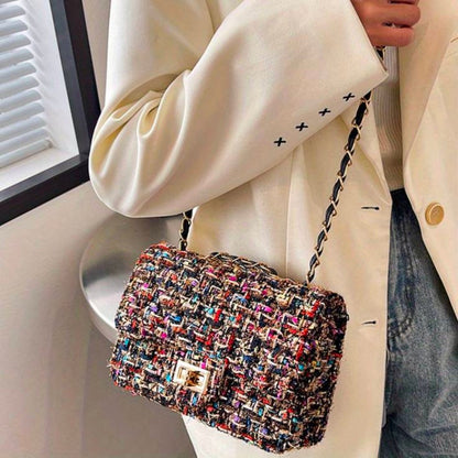 Juliet - Funksjonell og moteriktig håndvevd skulderveske