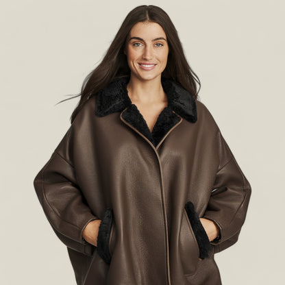 Sophia - moteriktig jakke med mykt fôr for ekstra varme