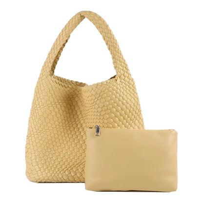 Laura - Stilig håndvevd skulderveske med romslig design