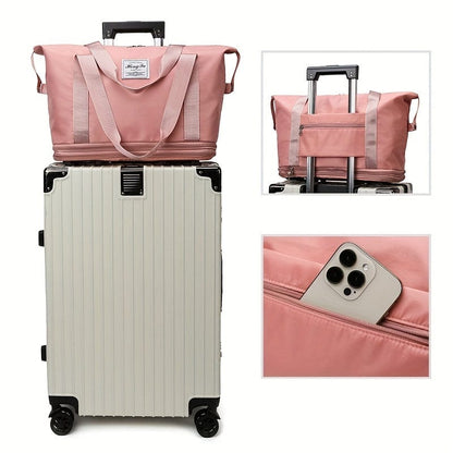 TravelPro - Allsidig og sammenleggbar reiseveske med låsbar glidelås og romslig interiør