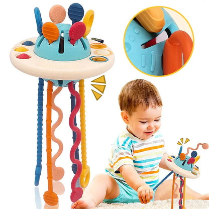 TotsPlay - Morsomt og interaktivt UFO-trekkleketøy for babyer