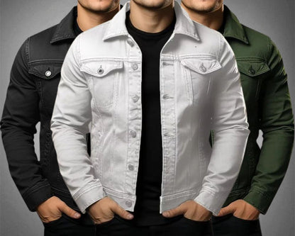 Jaxon - Denimjakke med moderne passform