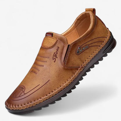 Brenlor – Loafers med Rund Tå og Dra-på Design