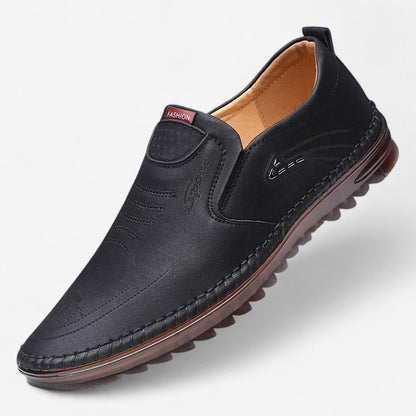 Brenlor – Loafers med Rund Tå og Dra-på Design