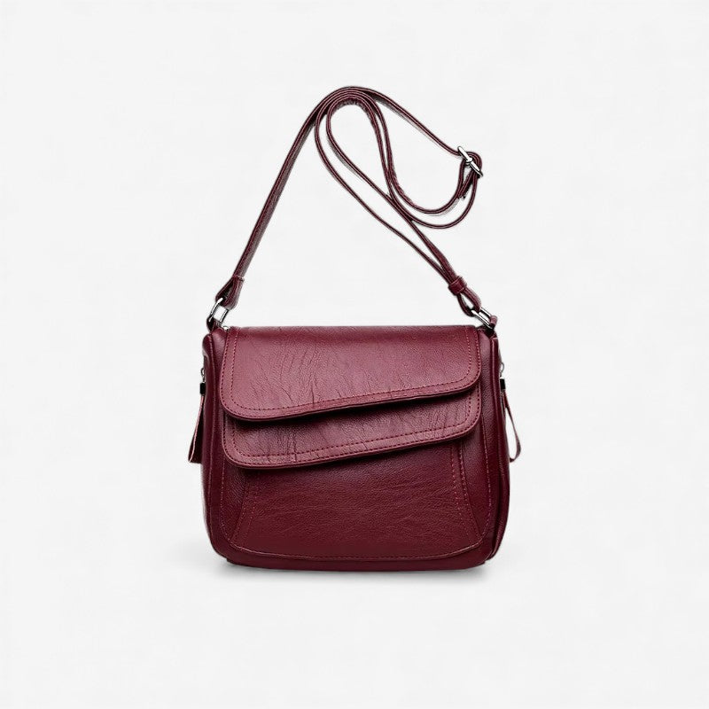 Elin – Skulderveske med justerbare stropper og glidelåslommer