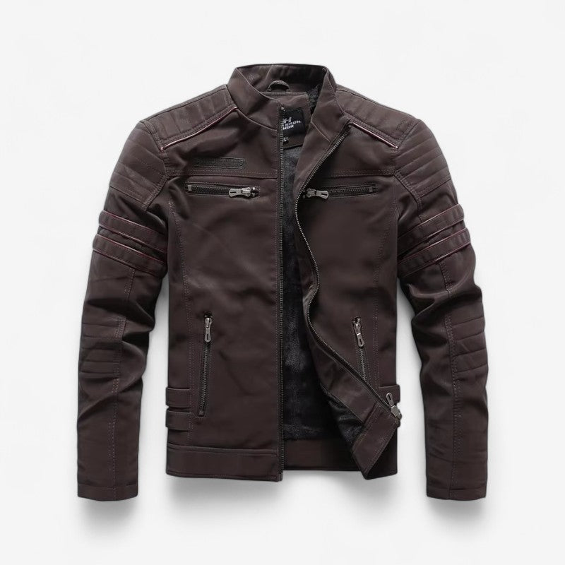 John – Langermet Jakke med Glidelås og Flere Lommer