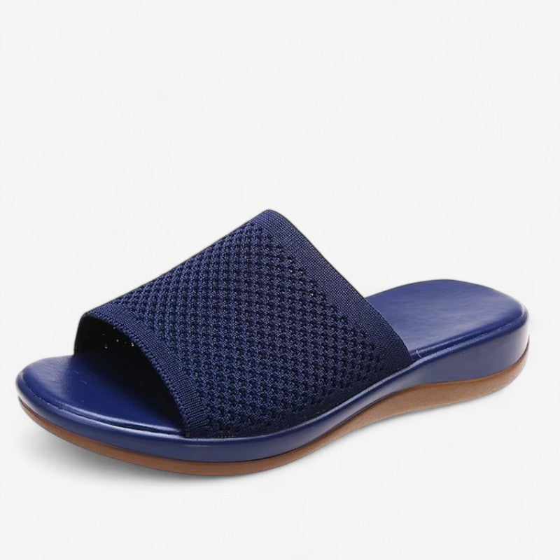 Lina – Slip-On Sandaler med Åpent Design