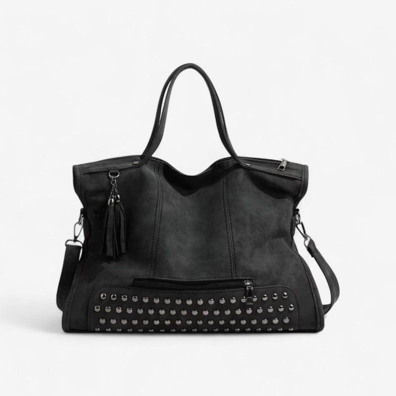 Jessica – Håndveske med flere glidelåslommer og justerbar stropp