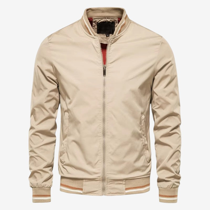 Corvian – Bomberjakke med Glidelås og Ståkrage