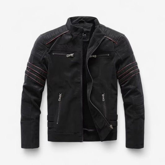 John – Langermet Jakke med Glidelås og Flere Lommer