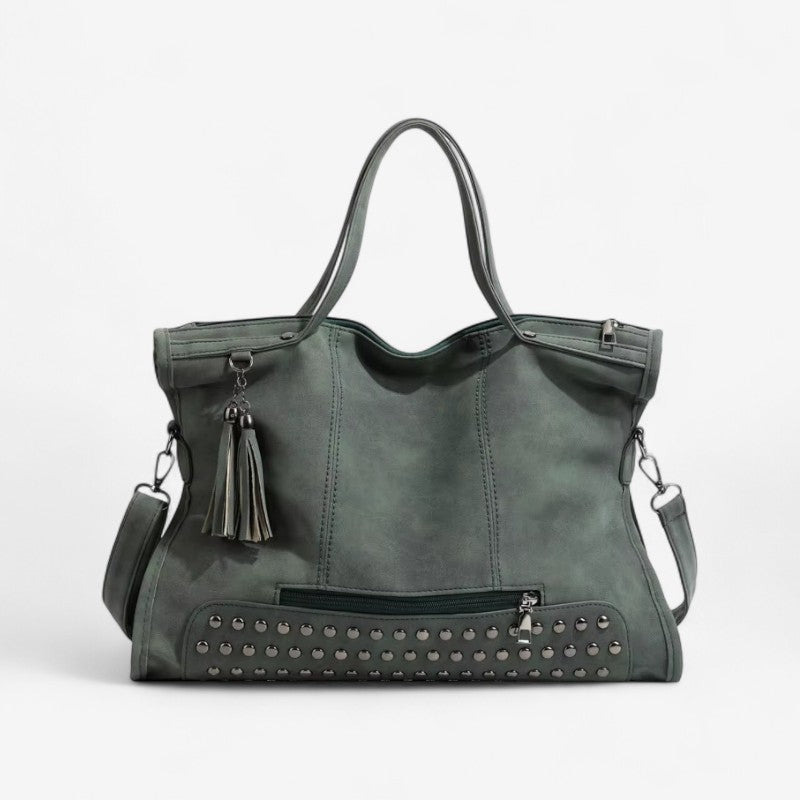 Jessica – Håndveske med flere glidelåslommer og justerbar stropp