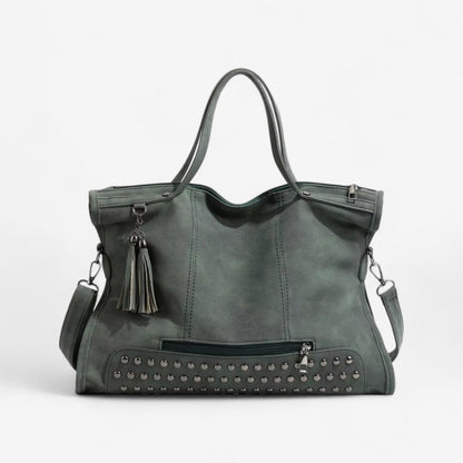 Jessica – Håndveske med flere glidelåslommer og justerbar stropp