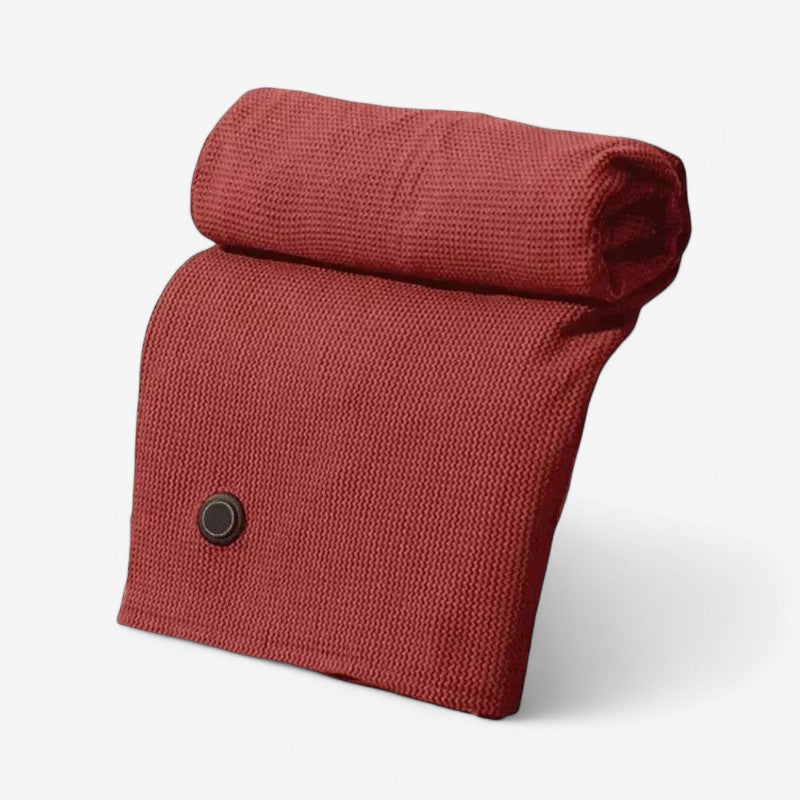 Sofia – Bærbar USB Teppe med Frynser og Vaskbart Design