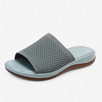 Lina – Slip-On Sandaler med Åpent Design