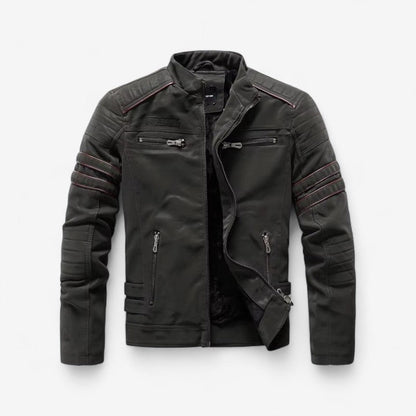 John – Langermet Jakke med Glidelås og Flere Lommer