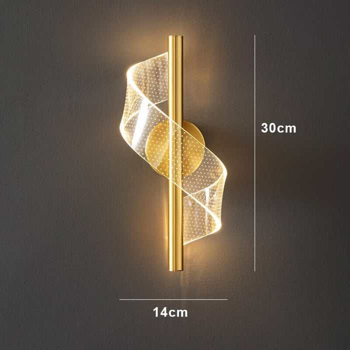 GlassElegance - Stilig vegglampedesign