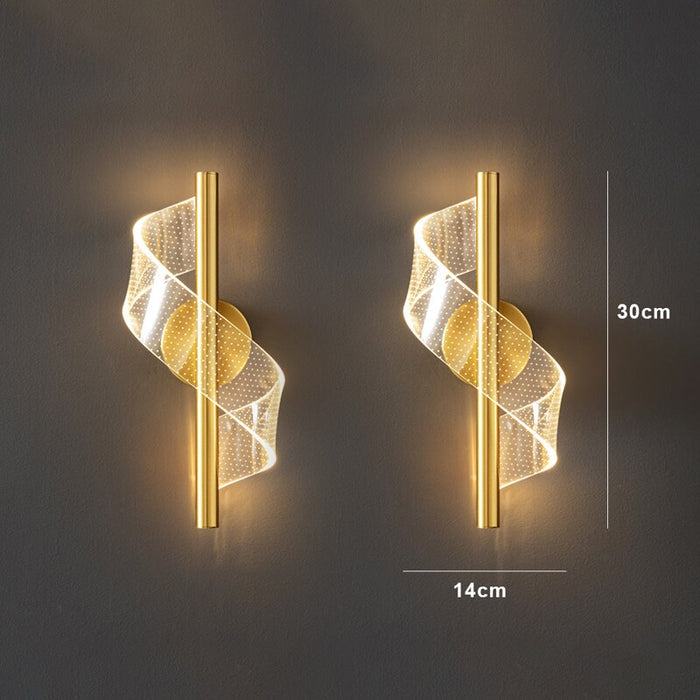 GlassElegance - Stilig vegglampedesign