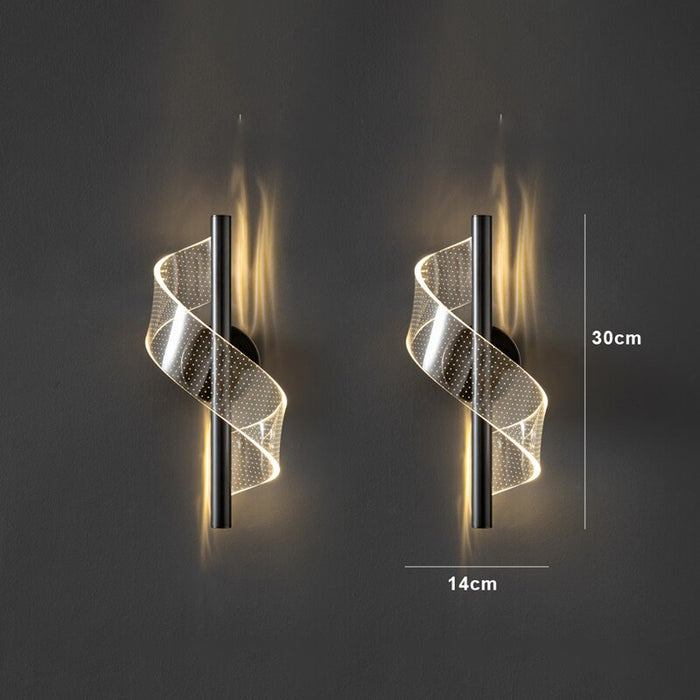 GlassElegance - Stilig vegglampedesign