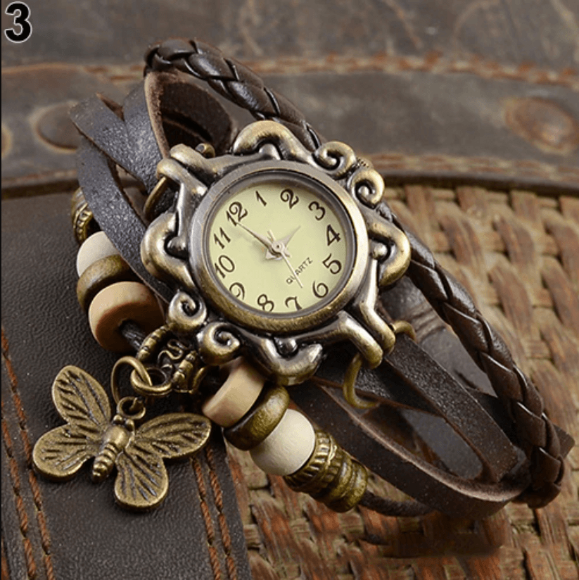 EthnoChic - Vintage armbåndsur med tidløs design og bohemsk sjarm