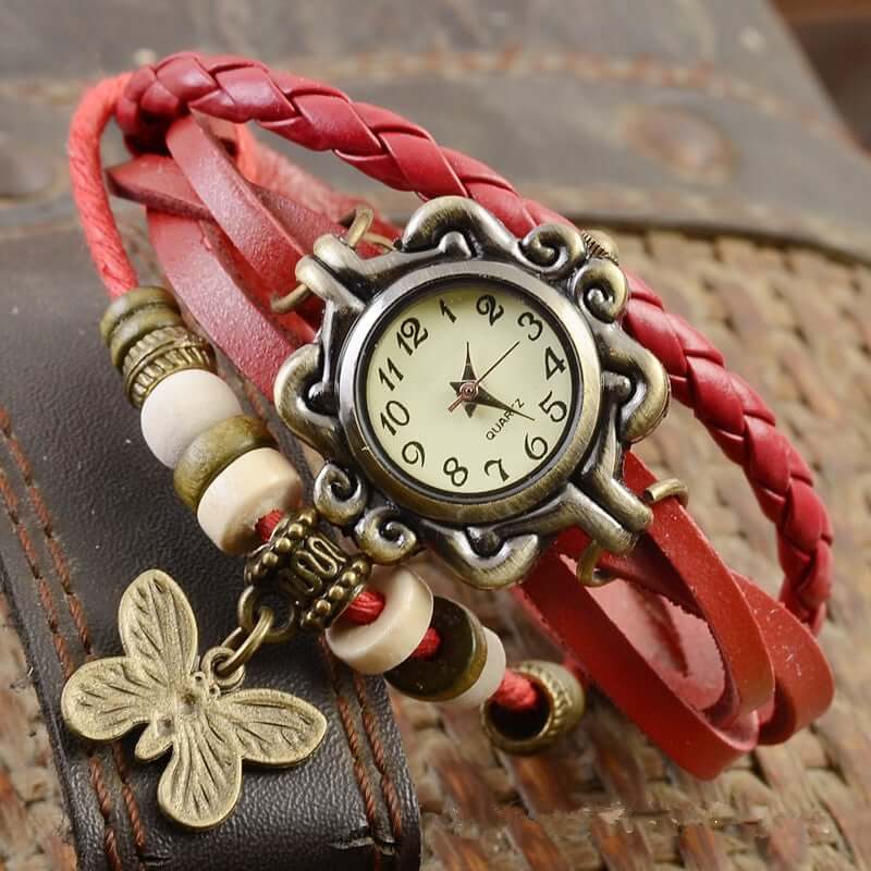 EthnoChic - Vintage armbåndsur med tidløs design og bohemsk sjarm